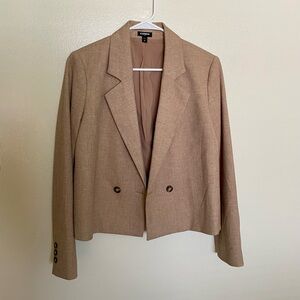 Beige Brown Express Blazer